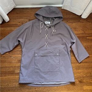 Barbour by Alexa Chung Gray Pip Raincoat Women’s S/M 6